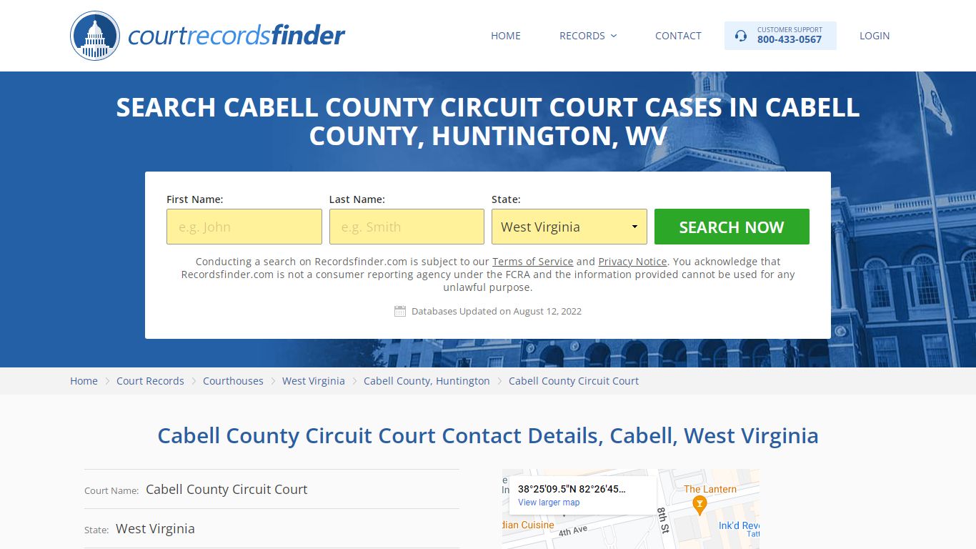 Cabell County Circuit Court Case Search - Cabell County ...